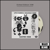 Little Barrie & Malcolm Catto - Electric War (Dinked Edition 330) (White and Black Marbled Vinyl + Signed A6 Photo Insert + Numbered)