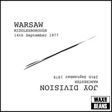 Warsaw / Joy Division -  Middlesborough 14/09/77 - Manchester 28/09/79 (1LP)