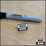 Wax and Beans Enamel Pin Badge